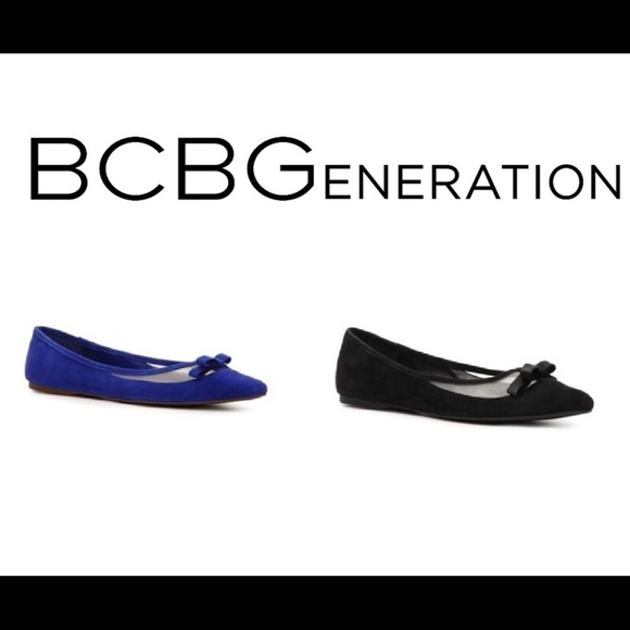 BCBG generation zarine blue suede flats - Picture 2 of 2
